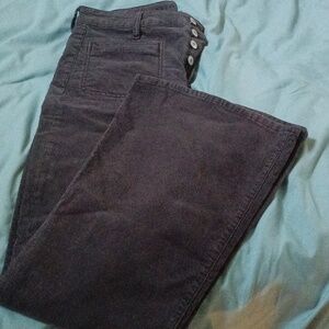 American Eagle Super High Rise Flare Corduroy Pants *New